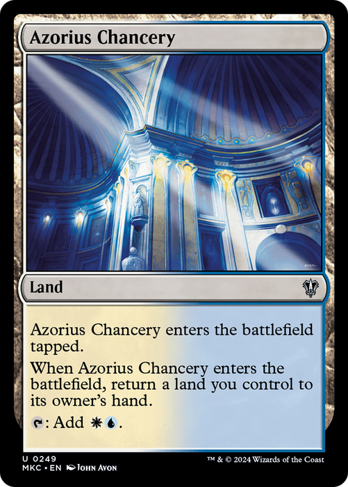 Azorius Chancery (MKC-249) - uncommon
