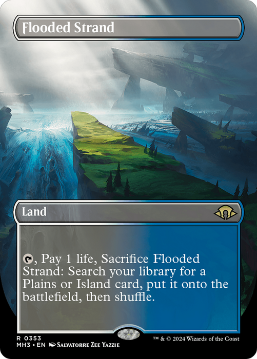 Flooded Strand (MH3-353) - rare (Borderless) - Foil