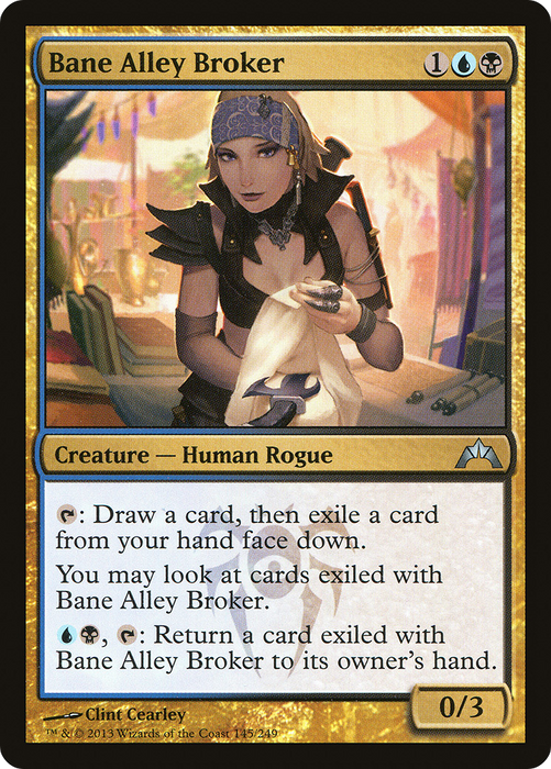 Bane Alley Broker (GTC-145) - uncommon - Foil