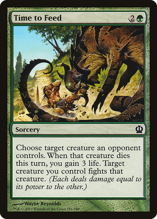 Time to Feed (THS-181) - common - Foil