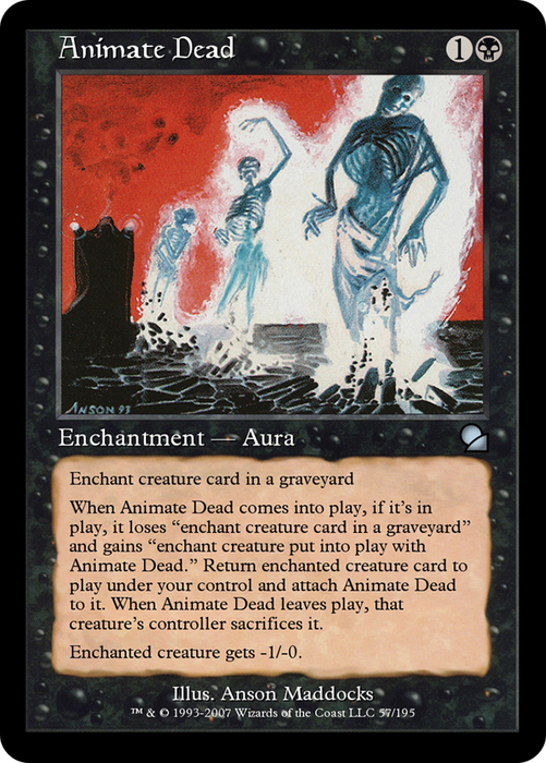 Animate Dead (ME1-057) - uncommon - Foil