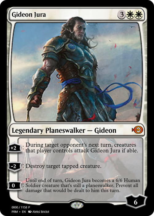 Gideon Jura (PRM-77947) - mythic - Foil