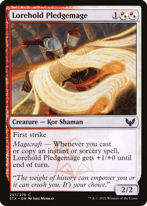 Lorehold Pledgemage (STX-201) - common
