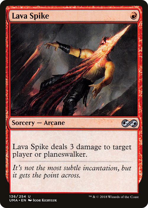 Lava Spike (UMA-136) - uncommon
