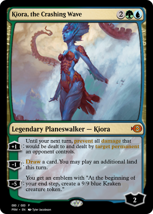 Kiora, the Crashing Wave (PRM-59651) - mythic - Foil