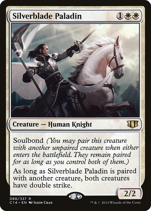 Silverblade Paladin (C14-088) - rare