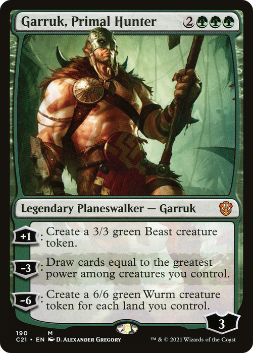 Garruk, Primal Hunter (C21-190) - mythic