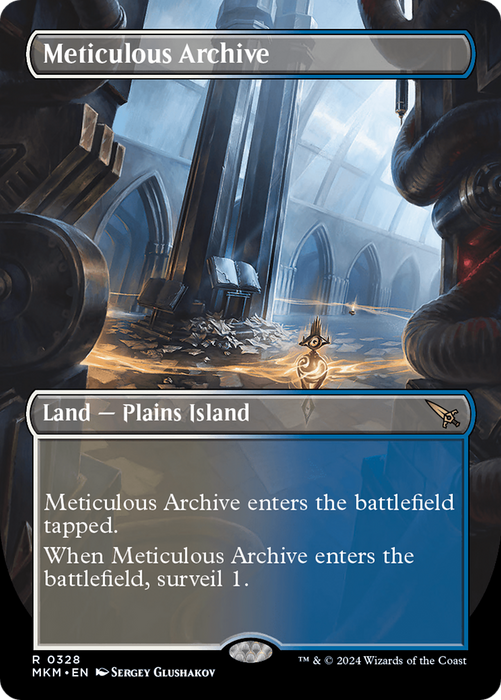 Meticulous Archive (MKM-328) - rare (Borderless) - Foil