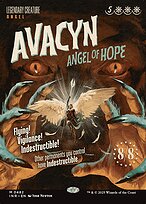 Avacyn, Angel of Hope (INR-482) - mythic: (Showcase) (Borderless) - Foil
