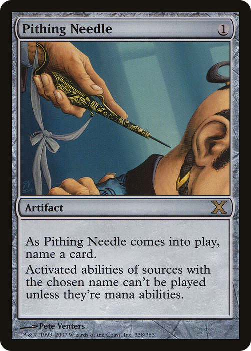 Pithing Needle (10E-338) - rare - Foil