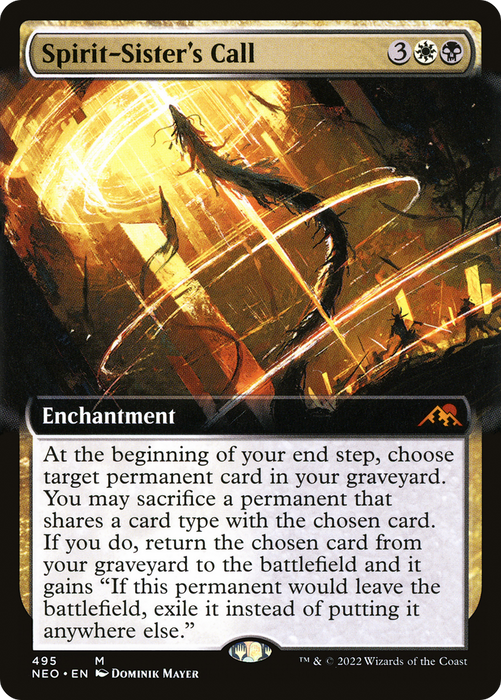 Spirit-Sister's Call (NEO-495) - mythic: (Extended Art)