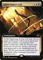 Spirit-Sister's Call (NEO-495) - mythic: (Extended Art) - Foil