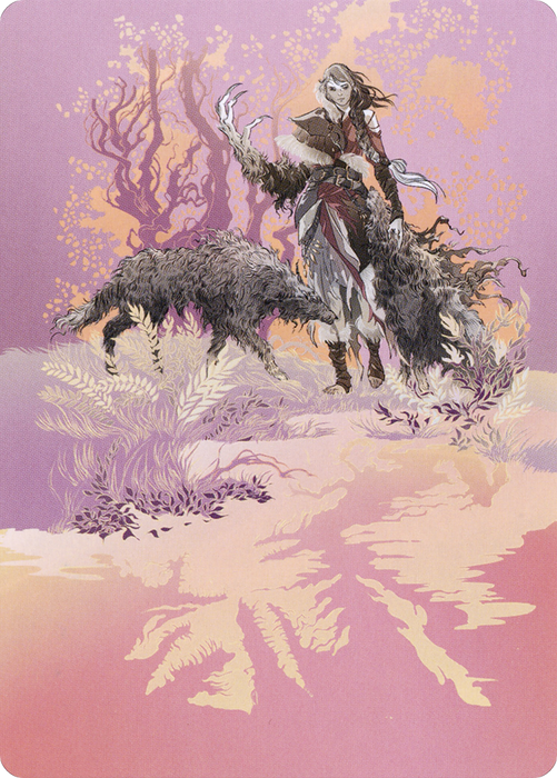 Arlinn, the Pack's Hope // Arlinn, the Pack's Hope (AMID-003) - common (Borderless) - Foil