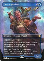 Drake Hatcher (FDN-374) - rare (Borderless) - Foil