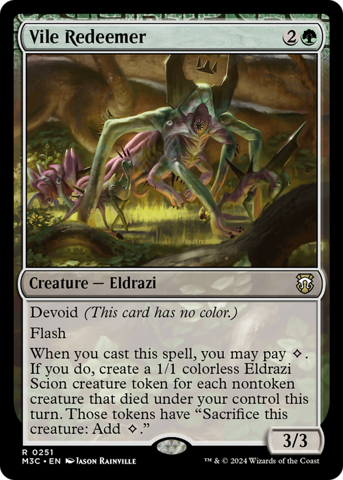 Vile Redeemer (M3C-251) - rare: (devoid) - Foil