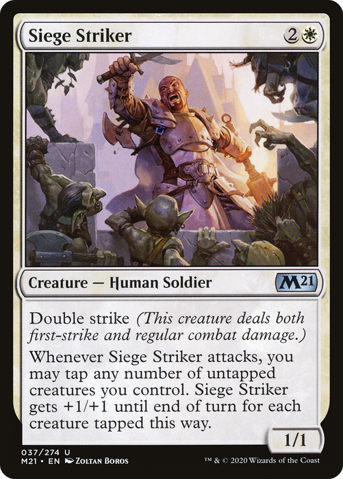 Siege Striker (M21-037) - uncommon - Foil