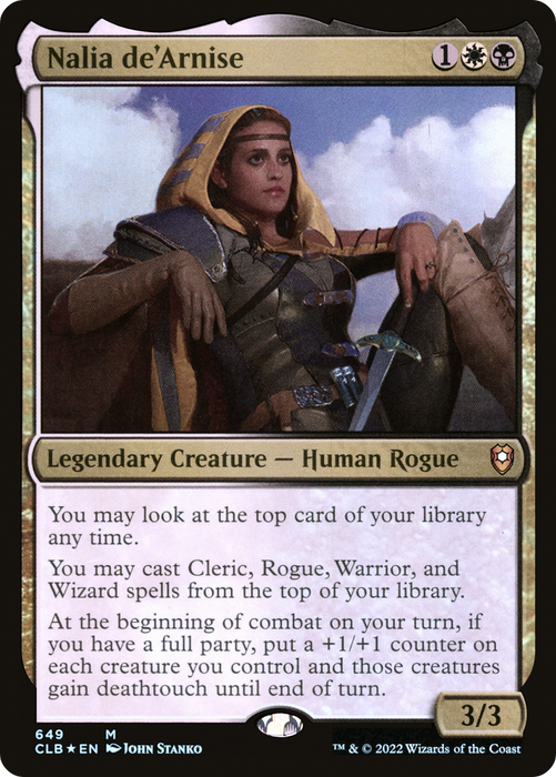 Nalia de'Arnise (CLB-649) - mythic - Foil