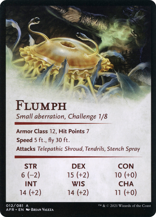 Flumph // Flumph (AAFR-012) - common (Borderless) - Foil