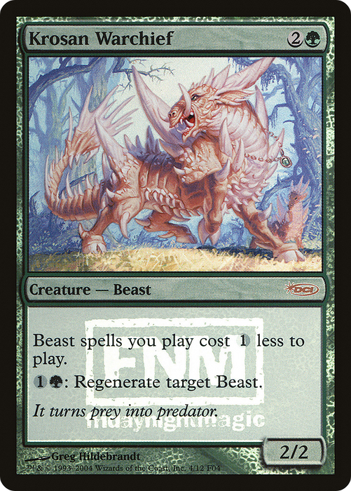 Krosan Warchief (FNM-004) - rare - Foil