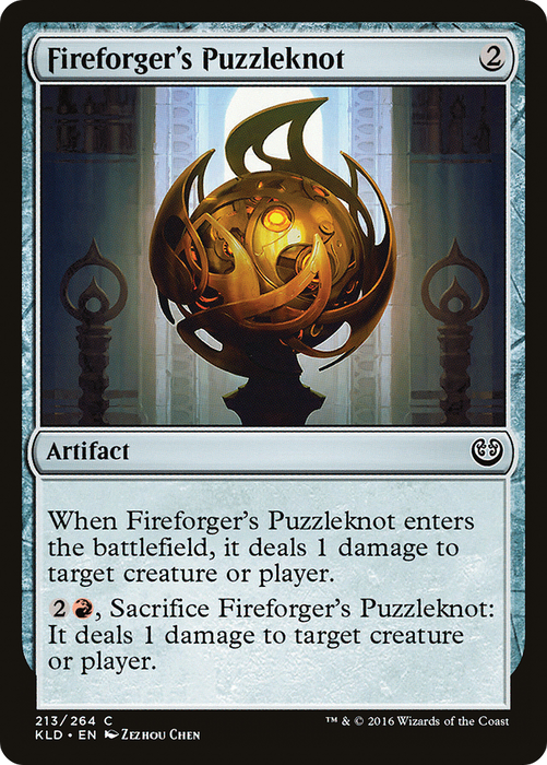 Fireforger's Puzzleknot (KLD-213) - common - Foil
