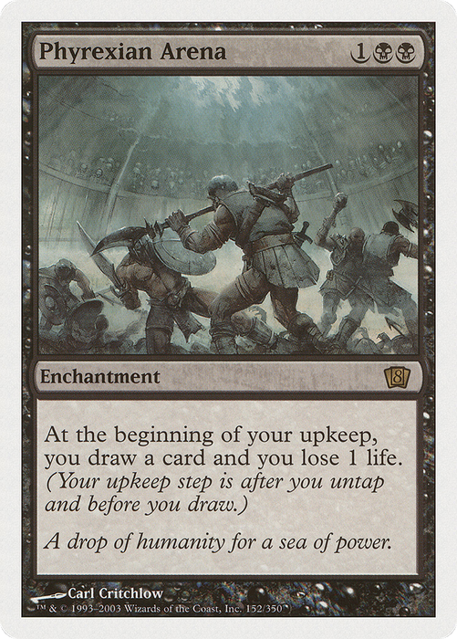 Phyrexian Arena (8ED-152) - rare