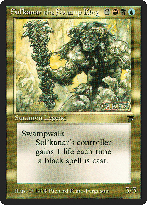 Sol'kanar the Swamp King (LEG-259) - rare