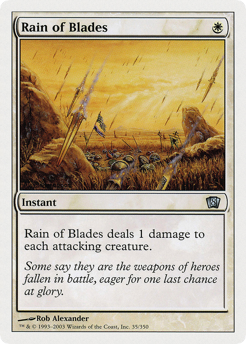 Rain of Blades (8ED-035) - uncommon
