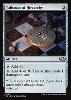 Talisman of Hierarchy (TDC-331) - uncommon