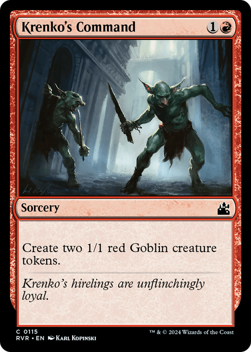 Krenko's Command (RVR-115) - common - Foil