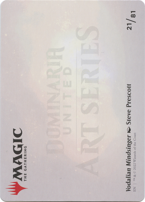 Vodalian Mindsinger // Vodalian Mindsinger (ADMU-021) - common (Borderless) - Foil