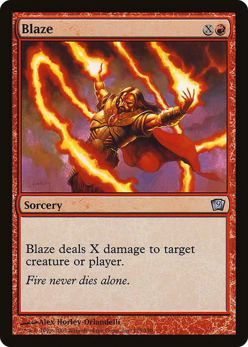 Blaze (9ED-175★) - uncommon - Foil
