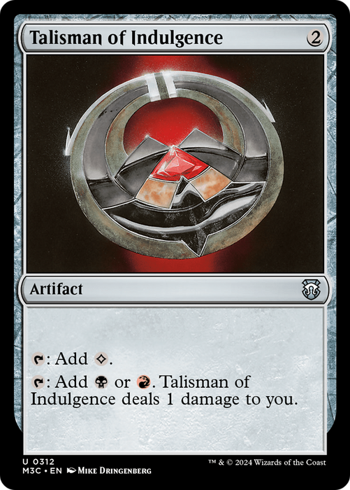 Talisman of Indulgence (M3C-312) - uncommon - Foil