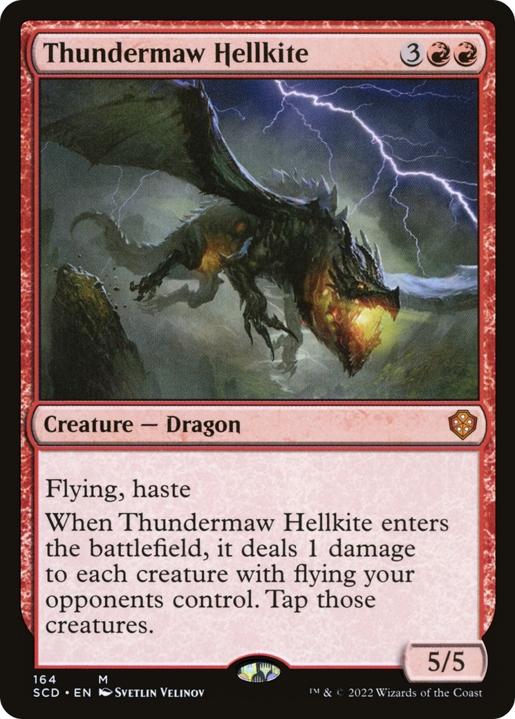 Thundermaw Hellkite (SCD-164) - mythic