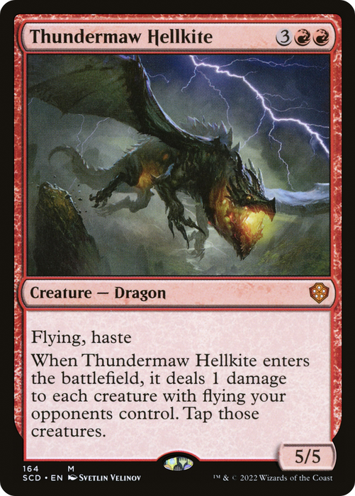 Thundermaw Hellkite (SCD-164) - mythic