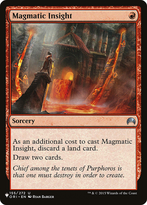 Magmatic Insight (LIST-ORI-155) - uncommon