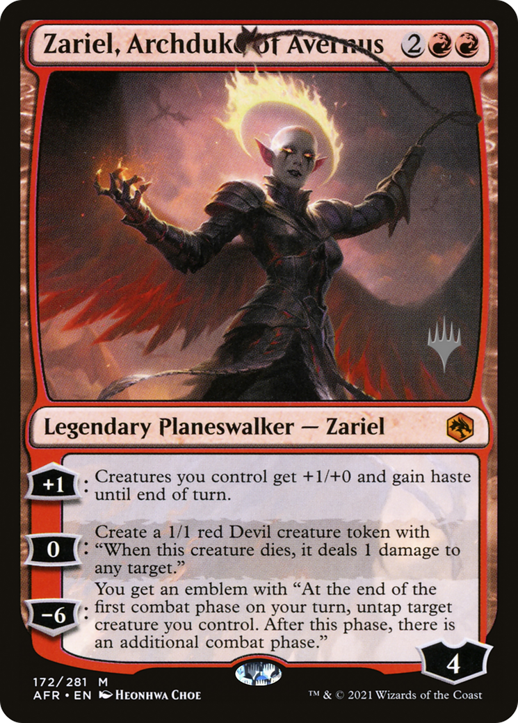 Zariel, Archduke of Avernus (PPAFR-172P) - mythic