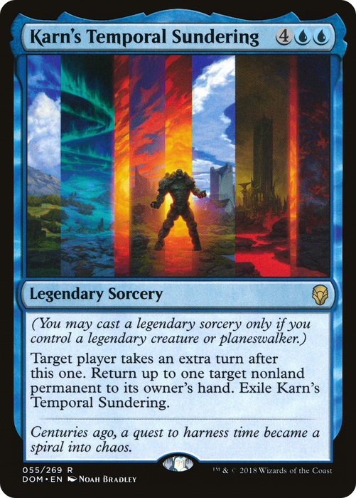 Karn's Temporal Sundering (DOM-055) - rare - Foil