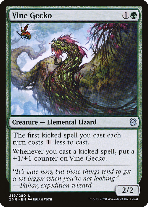 Vine Gecko (ZNR-219) - uncommon