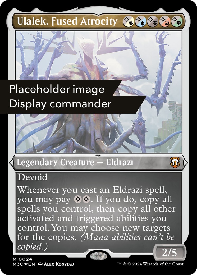 Ulalek, Fused Atrocity (M3C-151) - mythic - Etched Foil