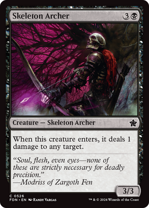 Skeleton Archer (FDN-526) - common