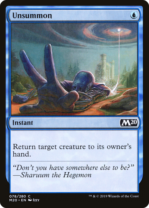 Unsummon (M20-078) - common