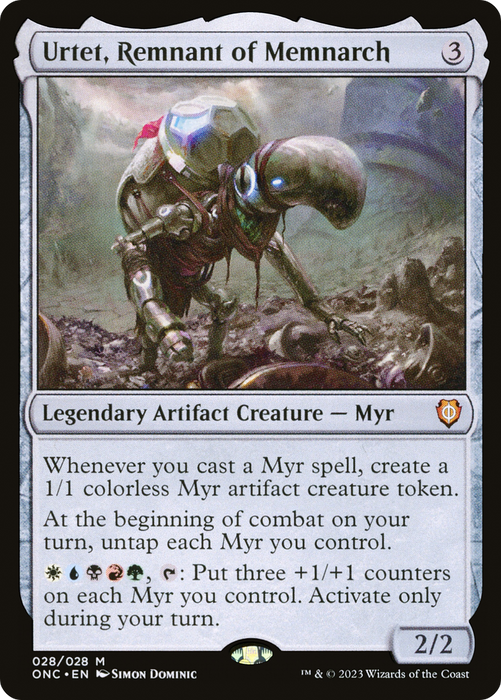 Urtet, Remnant of Memnarch (ONC-028) - mythic - Foil