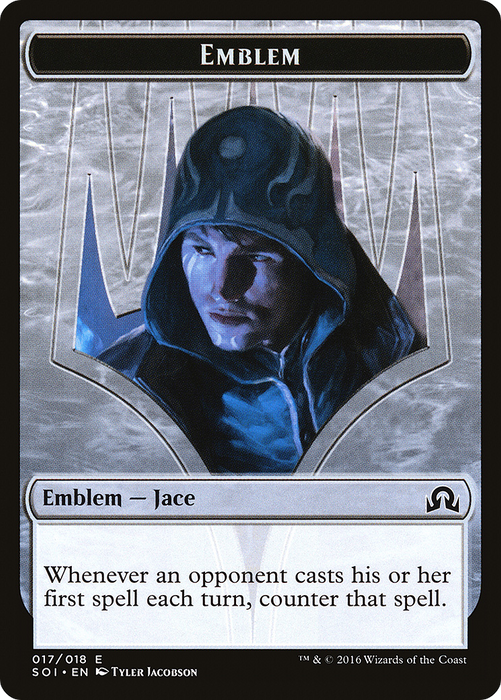 Jace, Unraveler of Secrets Emblem (SOI-017) - common