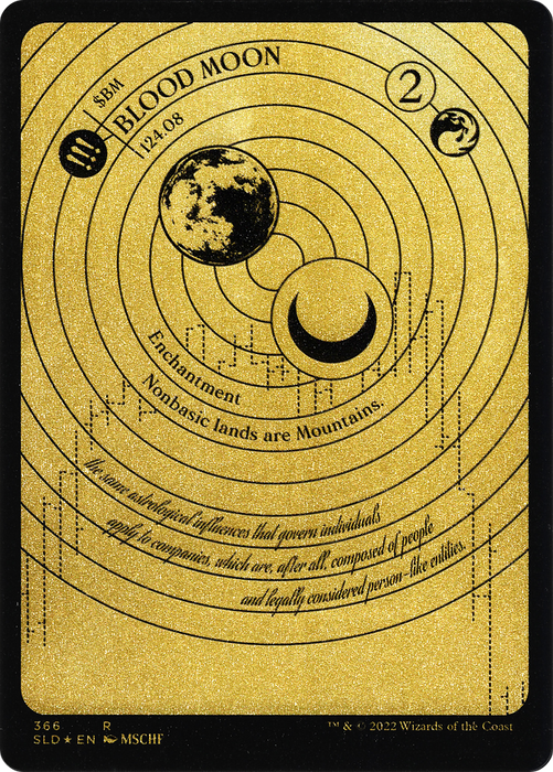 Blood Moon (SLD-366) - rare - Etched Foil