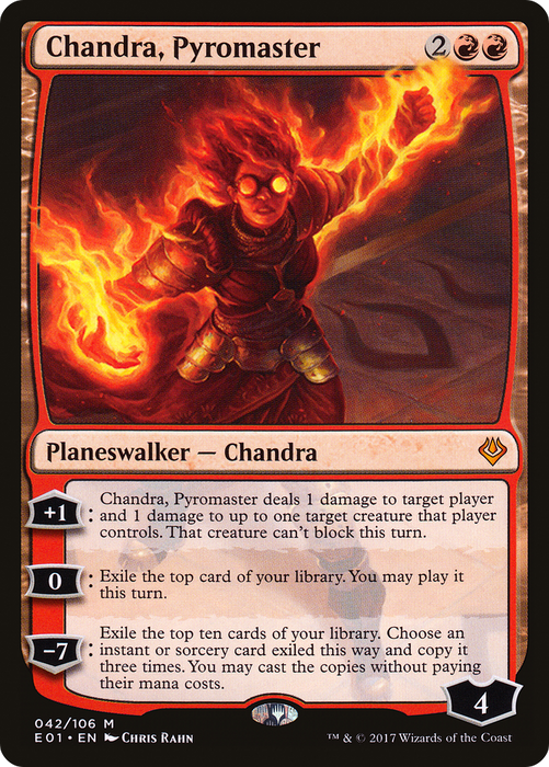 Chandra, Pyromaster (AC2-042) - mythic