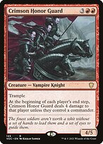 Crimson Honor Guard (VOC-145) - rare