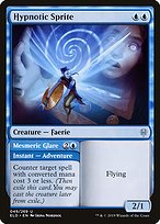 Hypnotic Sprite // Mesmeric Glare (ELD-049) - uncommon