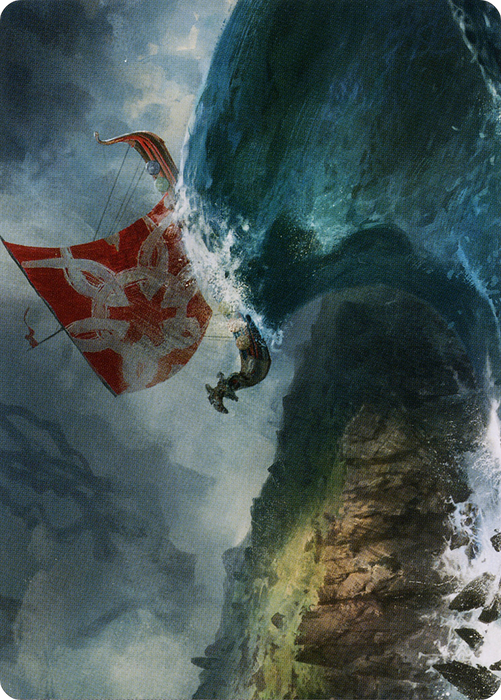 Run Ashore // Run Ashore (AKHM-019) - common (Borderless) - Foil