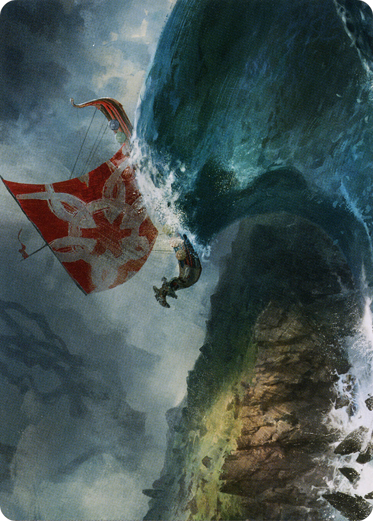 Run Ashore // Run Ashore (AKHM-019) - common (Borderless) - Foil