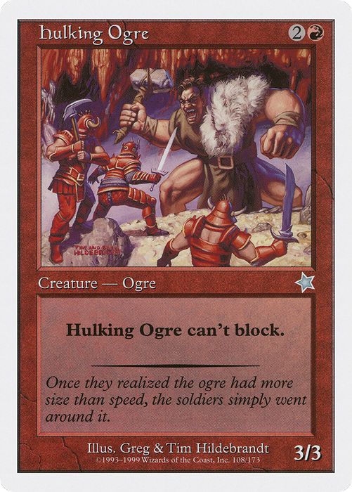 Hulking Ogre (S99-108) - uncommon